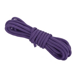Rebower 550 Paracord Rope 3 m, 4mm Thin Paracord Nylon Cord 7-Strand Core [for Tent Camping Outdoor Gear] - Purple