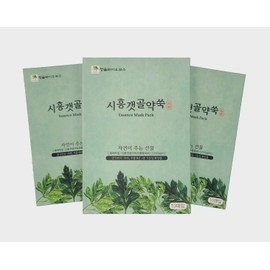 Cheongsol Biocos Siheung Gaetgol Mugwort Mask Pack 10 pieces / 청솔바이오코스 시흥갯골약쑥 마스크팩 10매입