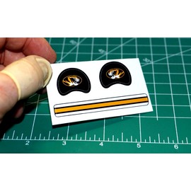 2019 - Missouri Mizzou Tigers "Y" Football Gumball Helmets *DIECUT DECALS ONLY*