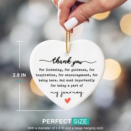 Thank You Christmas Ornaments 2024, Thank You Gifts, Appreciation Gifts, Womens Gifts for Christmas, Teacher Gifts, Small Gifts for Coworker, Friend, Nurse, Boss, Employee