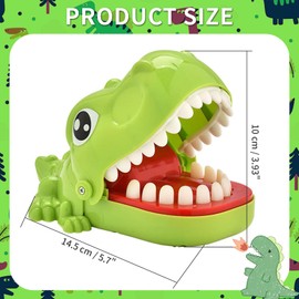 Dinosaur Dentist Game, Funny Toy for Family Entertainment Game, Finger Bite Game for Children, Creative Dentist Biting Hand, Soft Rubber Teeth Does Not Hurt Your Hands