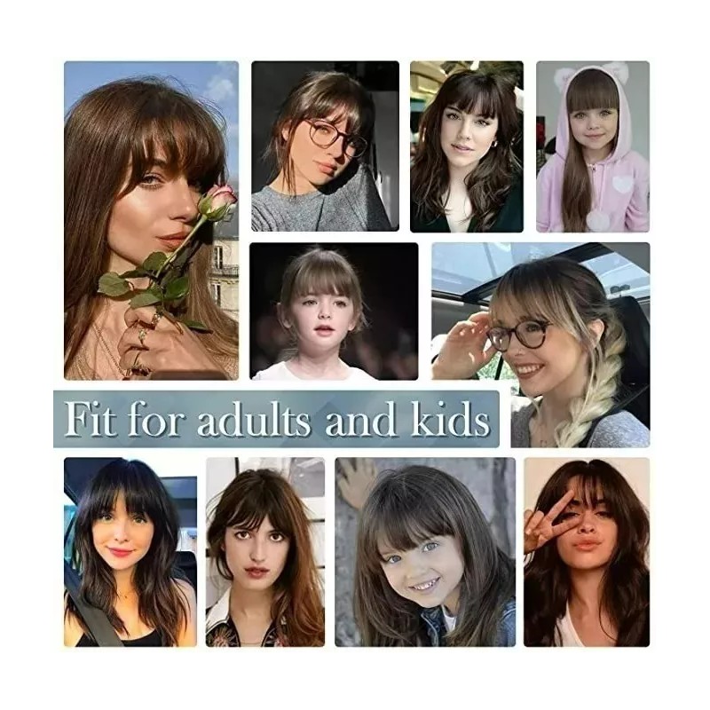 TO Flequillo De Cabello Humano 3d Invisible Cabeza Sin Costuras