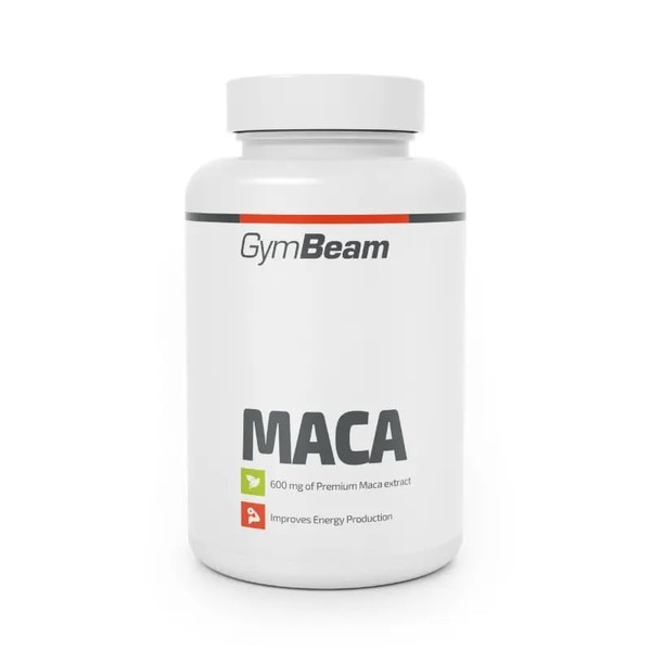 GymBeam GymBeam Maca Kapseln - Hochdosiert, 1800 mg pro Tagesdosis,