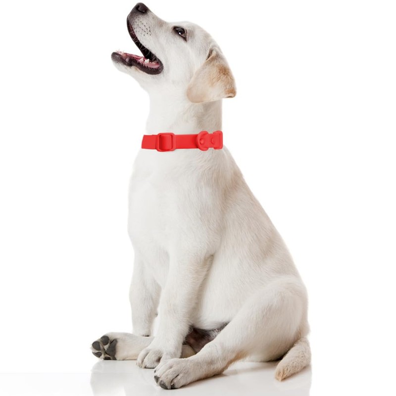 FEimaX Waterproof Silicone Dog Collar with Adjustable and Stinkproof，Dog Collars