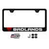 Badlands Bronco Badlands License Plate Frame Premium Black Metal