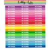 Rainbow No School Planner Sticker | Libby and Lou Sticker