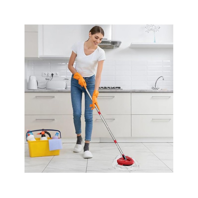 Fazlynyi Spin Mop Replacement Handle and Mop Base Replacements for