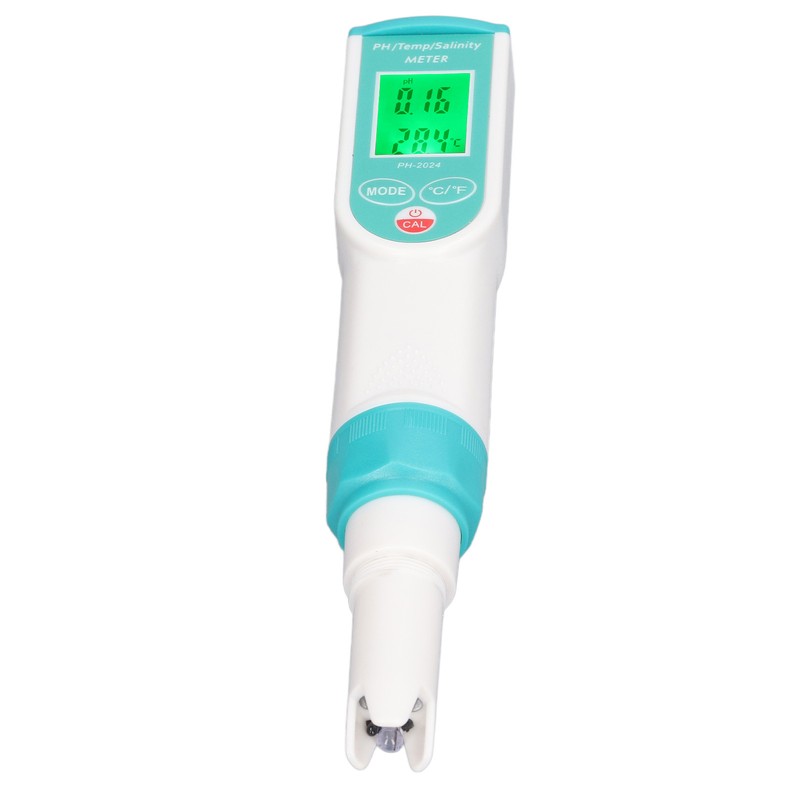 PH Salinity Temperature Tester High Accuracy IP65 Waterproof Portable Digital