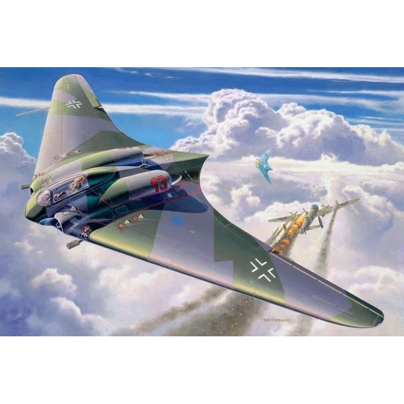 Revell 04312 Horten Go-229 1:72 Scale Unbuilt/Unpainted Plastic Model Kit