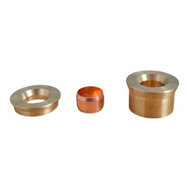 15mm x 8mm Compression Reducing Set – 3 Piece Brass Olive Reducer Kit for Compression Fittings | Pack of 1