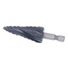 1/4in Shank Spiral Groove Step Drill Bit M35 Cobalt 4