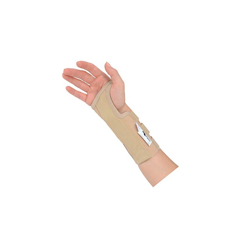 Rolyan AlignRite Wrist Support Without Strap, Short Length, Left, X-Small,