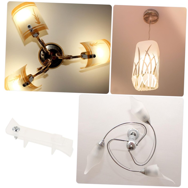 Operitacx 25pcs Ceiling Light Fixing Buckles Durable Rotating Shade Accessories