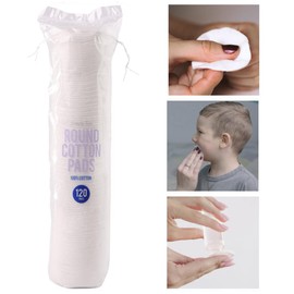 DIVCHI Soft Round Cotton Pads - 120 Count (1 Packs of 120) - Make Up Remover Cleaning Pads