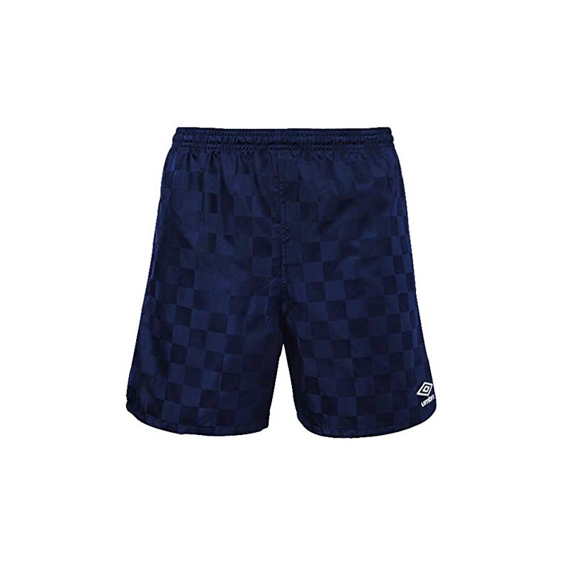 Umbro mens Checkered Short, Navy/White, Small US