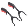 Diyxisk Pack of 2 Rubbish Tongs, Short, 28 cm, 360°