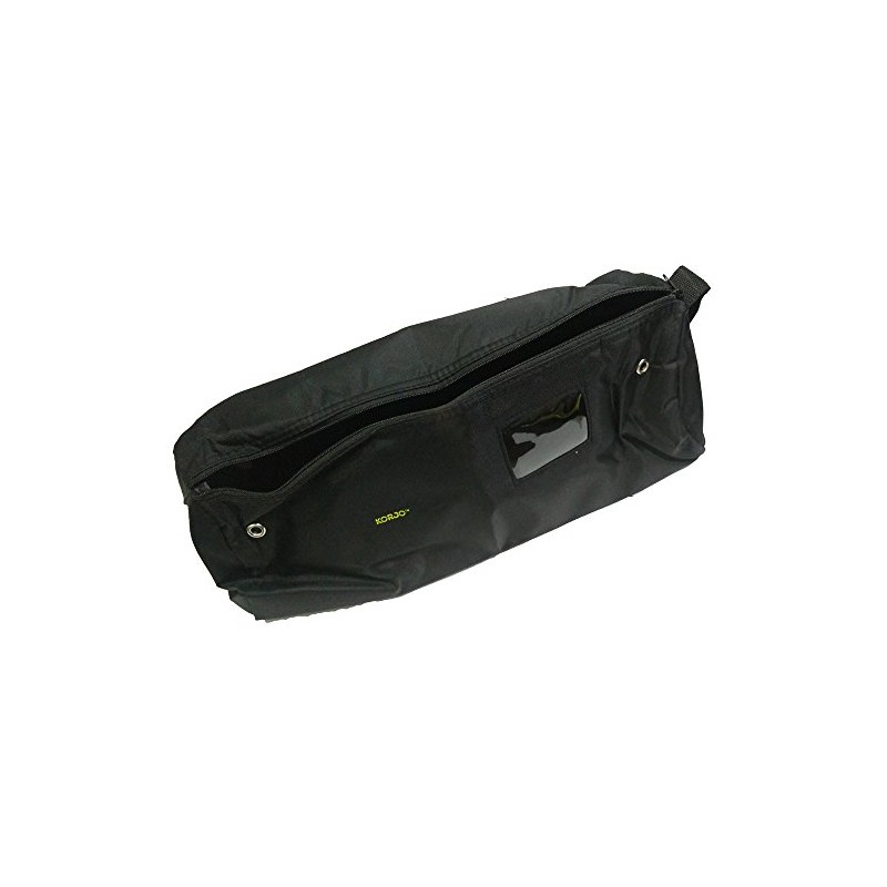 Korjo Shoe Bag, for Travel, Portable, Black