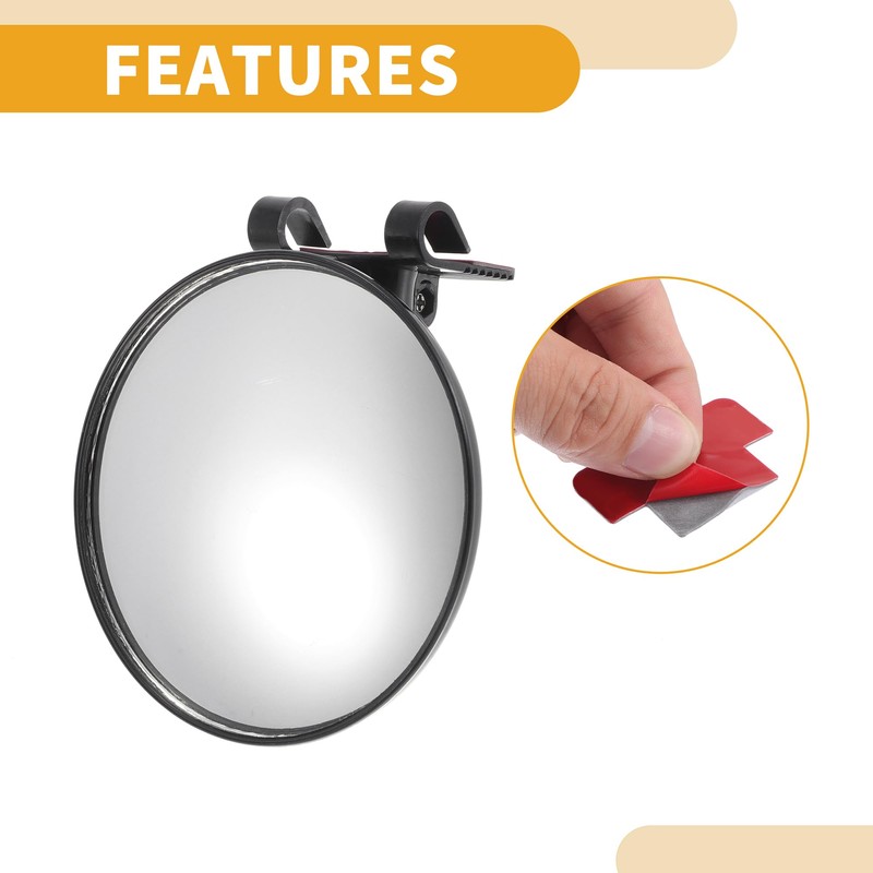Partuto 1 Pc Middle Universal Blind Spot Car Mirrors -