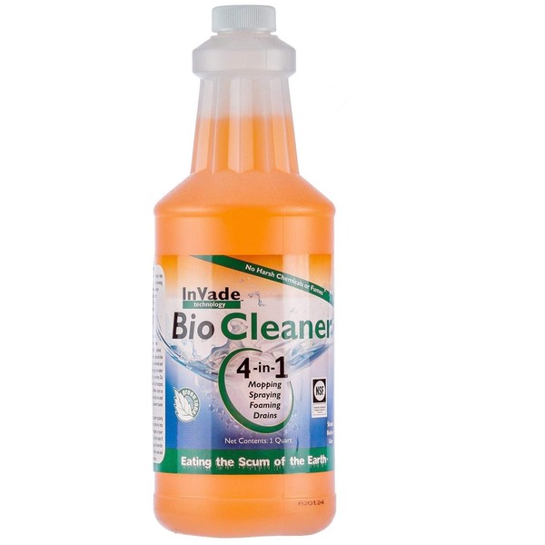 Rockwell Labs Invade Bio Cleaner Cleaning Agent, 32 Fl Oz (Pack of 1), Orange