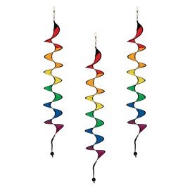 In the Breeze 4250-3 Curlie Spinner, 24 Inch, Rainbow (3-Pack)