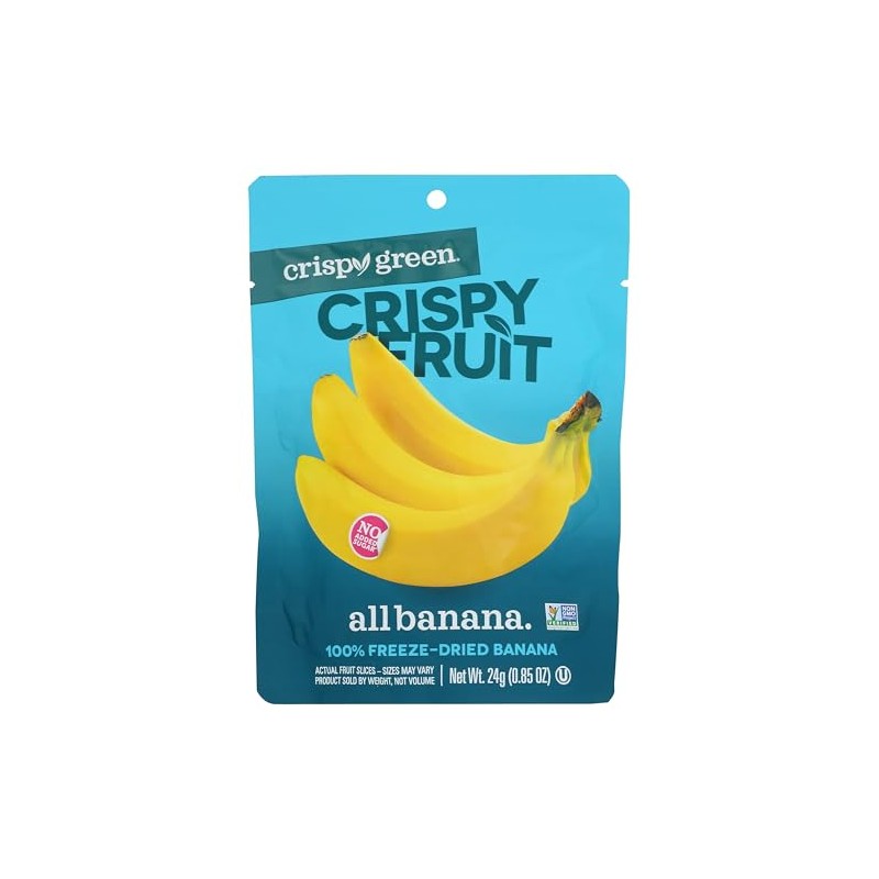 CRISPY GREEN Freeze Dried Banana, 0.85 OZ