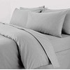 Extra Large Grey Percale Pillowcase Pair "22 x 31"