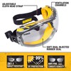 DEWALT DPG82-11 Concealer Clear Anti-Fog Dual Mold Safety Goggle, Clear