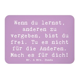 Mr. & Mrs. Panda Magnet Saying Forgiveness Freedom - Gift, Overcome Pain, Healing, Fridge Decoration, Self-Forgiveness, Motif Magnets