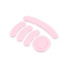 HUYUN 2sets Pink Rounded Curved Edges Mouse Feet Skates Replacement