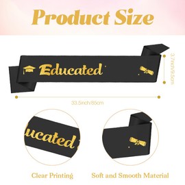 AF Graduate Sash Graduation Sash Graduation Party Decorations 2025 Graduation Gifts Party Accessories Senior Sash Cheerleader Gifts Senior Night Gifts Senior 2025 Graduation Photo Party Props Memorial