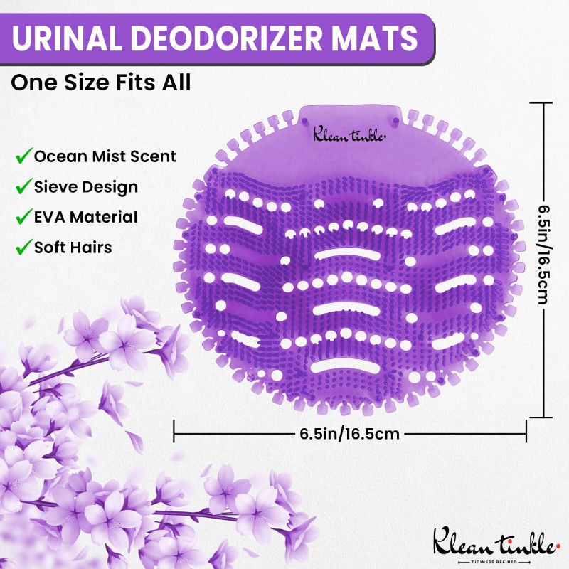 Klean Tinkle 3 pcs Urinal Mats Odor Freshener for Toilet