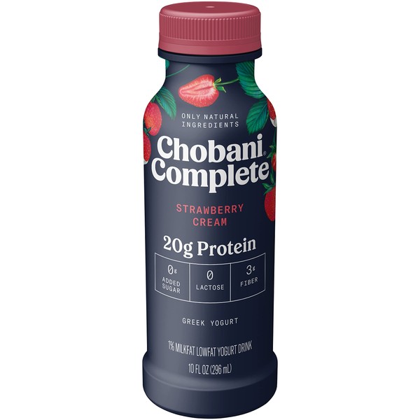 Chobani® Complete Advanced Nutrition Protein Greek Yogurt Drink Strawberry Cream 10 fl oz