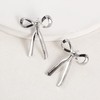 Yimofy Bow Earrings for Women Fashion Bowknot Stud Earrings Large