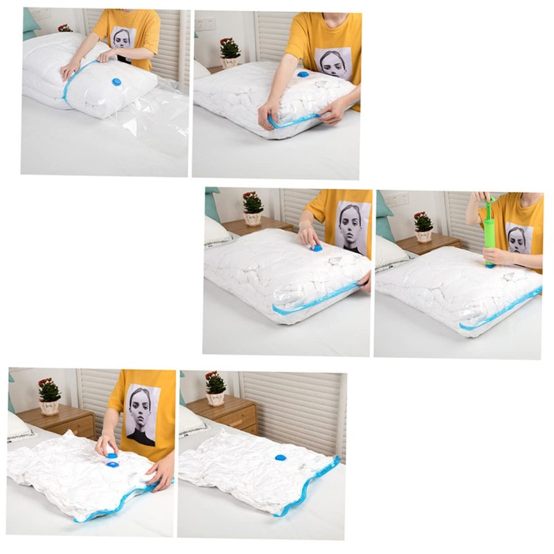 Hohopeti Clothes Storage Bag Vacuum Compress Bag Save Space Organizer
