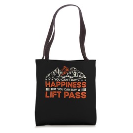 Happiness Lift Pass Ski Tote Bag