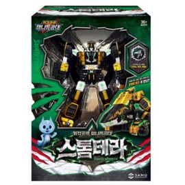 SSmall Miniforce Dinoid Warrior Storm TERA Green Headbot Pteranodon Transforming Dino Robot Car