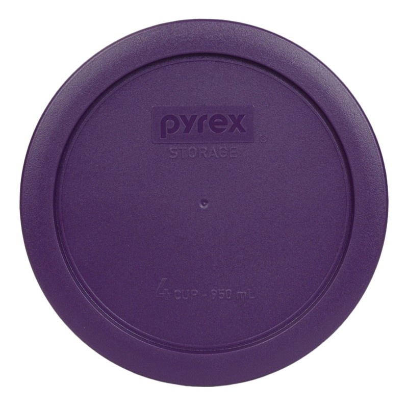 Pyrex Bundle - 12 Items: (3) 7210-PC 3-Cup Turquoise Lids,