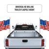 TINGYU Flag Pole Mount,Truck Bed Flag Pole Mount Universal, Heavy