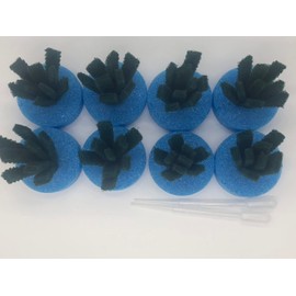 [Japanese Brand] HIMARISUN Eggs Can Be Removed, Jagged Legs Spawning Floor, 8 Pieces (Blue) Medaka Eggs Tangled Easily, Spawning Area Increased