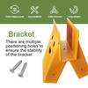 Gabasinover Smile 1 pcs Heavy Duty Sawhorse Bracket, Saw Steel