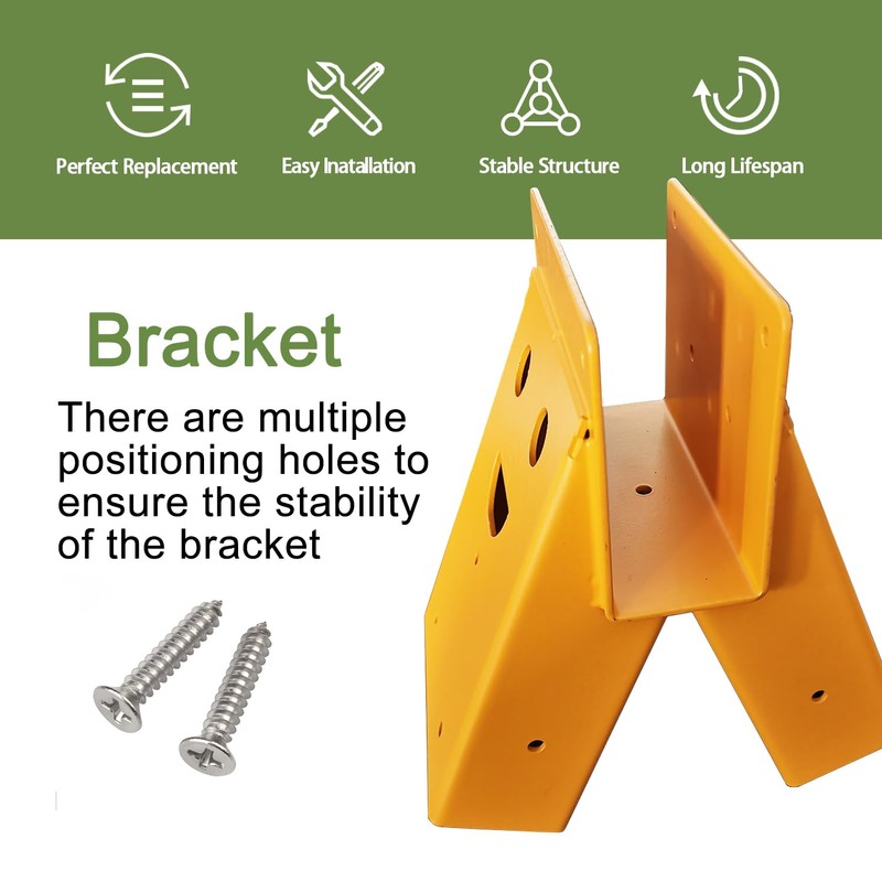 Gabasinover Smile 1 pcs Heavy Duty Sawhorse Bracket, Saw Steel