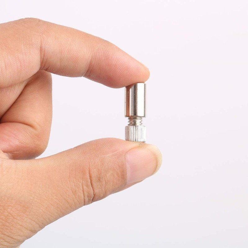 Sourcingmap 21mm x 8mm Metal Cylindrical Rod Studs Pegs Shelf