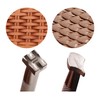 Leather Stamping Tools,2 Pieces Professional Leather Stamps for Craft Working(178+113)