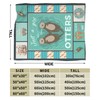 Otter Blanket Soft Cozy Otter Gifts for Otter Lovers Throw
