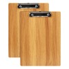 WORPSON Wood-Grain Lap Board Clipboard, for Letter & A4 Size