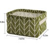Lawei 9 Pack Mini Canvas Storage Bins - Collapsible Canvas