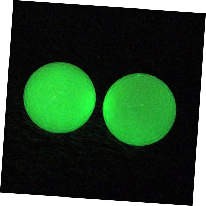 BESPORTBLE 6pcs Golf Fluorescent Ball Lighted Luminous Balls Training Aid