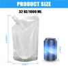 6 Pieces Drinks Flasks Juice Flasks Liquor Pouch Reusable Drinking