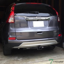 TLAPS 7422445536532 Compatible with 2012-2016 Honda CR-V Class 3 III Black 2" Receiver Trailer Hitch