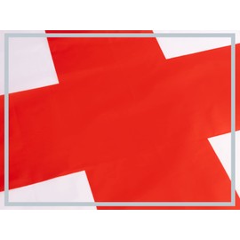 Aricona England Flag, Weatherproof English Flag 90 x 150 cm with Brass Eyelets, Durable Flag for Flagpole, 100% Polyester